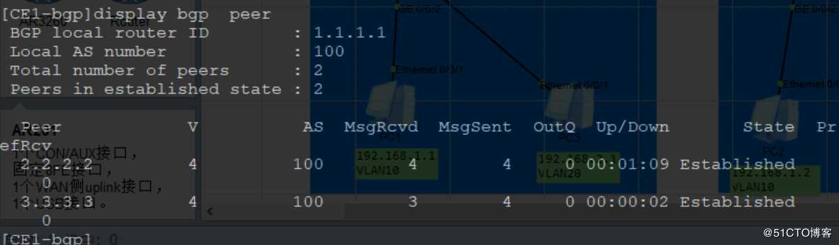 使用BGP E***方式部署分布式网关VXLAN