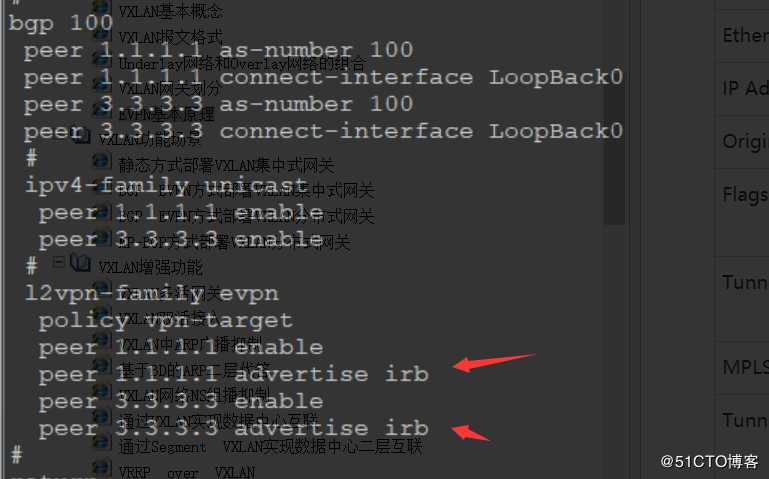 使用BGP E***方式部署分布式网关VXLAN
