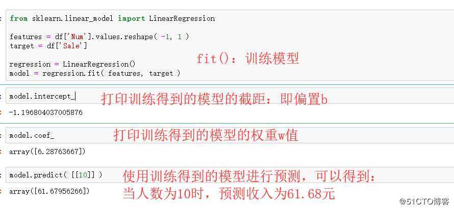 简单线性回归（sklearn + tensorflow）