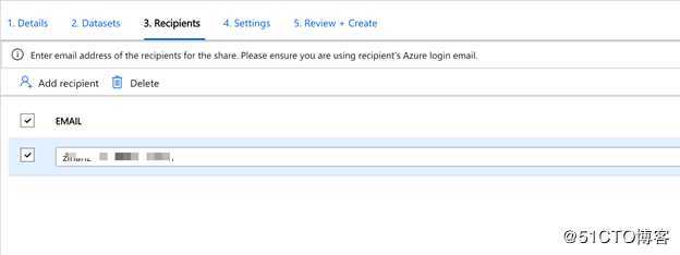 使用Azure Data Share 共享数据