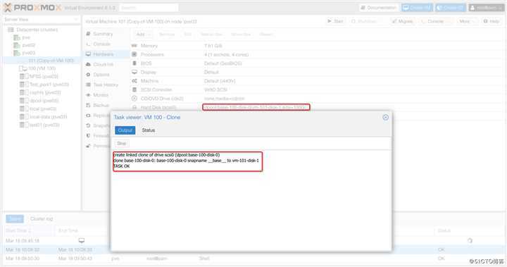 Proxmox VE 6.1从零带你了解之--虚拟机Clone