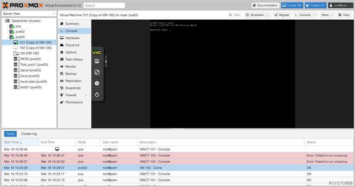 Proxmox VE 6.1从零带你了解之--虚拟机迁移(Migrate)