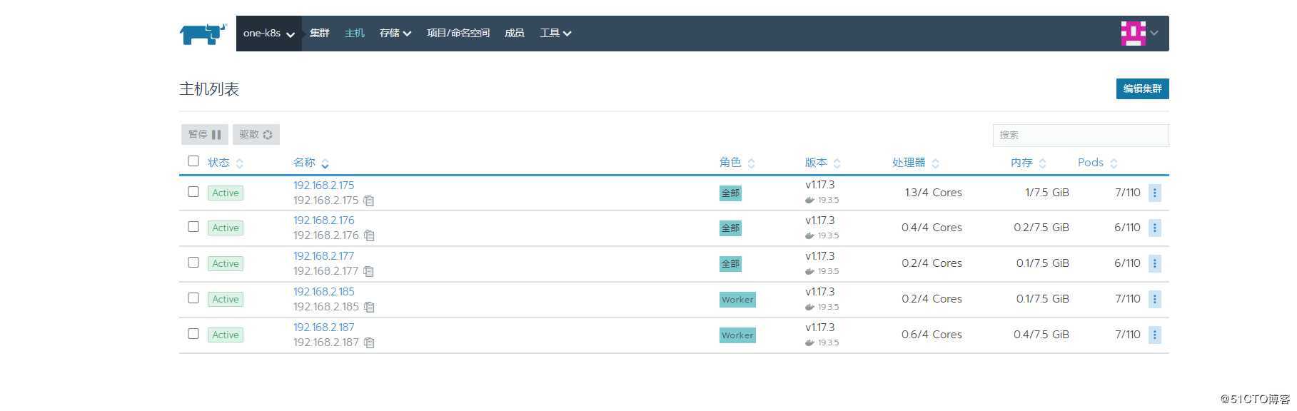 rke高可用部署K8S集群及rancher server 高可用