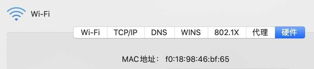 MAC 地址