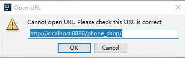 Cannot open URL.Please check this URL is correct