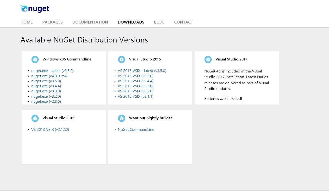 DownloadNuGet