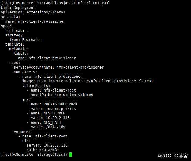 kubernetes持久化存储,静态存储【pv】,动态存储【StorageClass】（5）