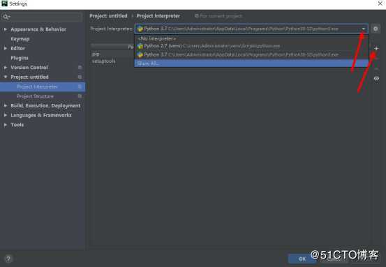 pycharm如何配置编译器（从python2切换到python3）