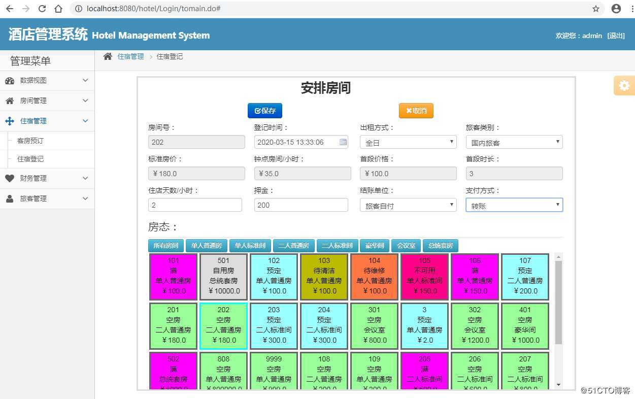 手把手搭建Java酒店管理系统【附源码】（毕设）