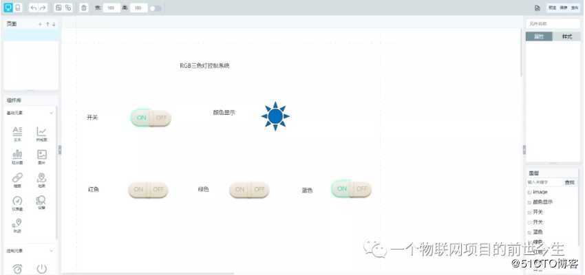 # IT明星不是梦 # WIFI模块开发教程之W600连云篇1：onenet三色灯项目小程序篇②