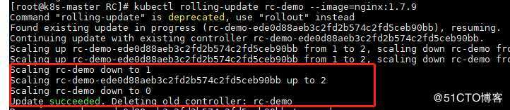 K8S使用deployment 管理Pod以及滚动更新（6）