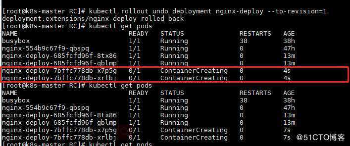 K8S使用deployment 管理Pod以及滚动更新（6）