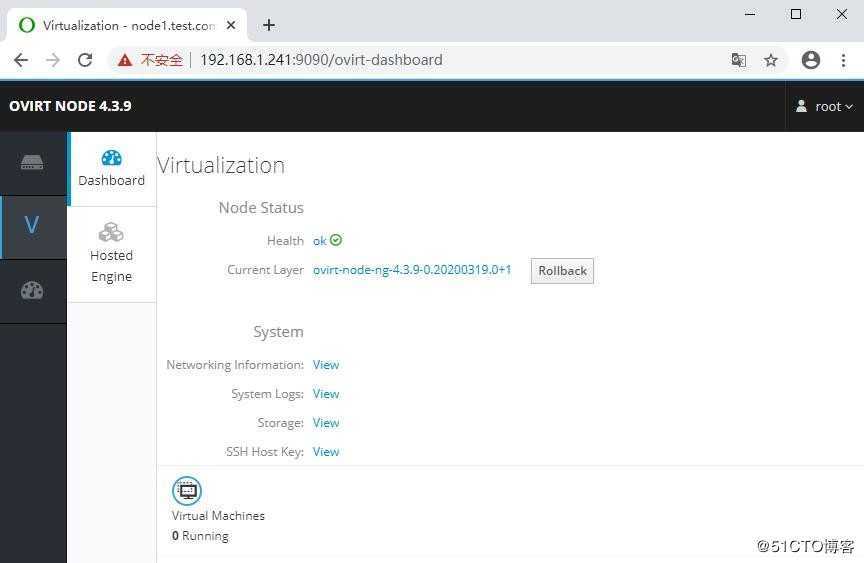 vmware workstation里安装ovirt 4.3.9