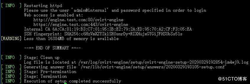 vmware workstation里安装ovirt 4.3.9