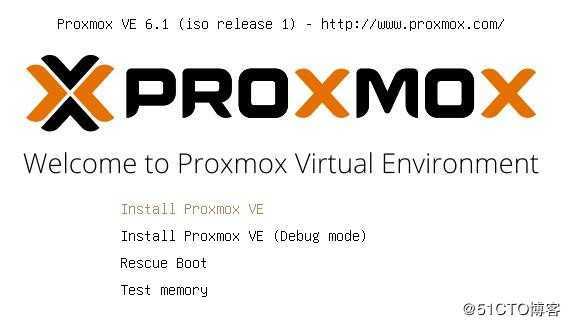 Proxmox 6.1安装，并创建集群