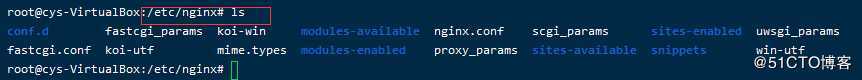 乌班图下nginx的安装以及基本命令