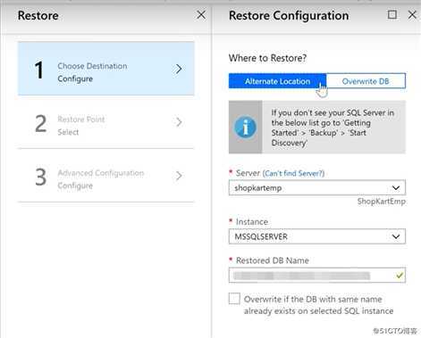 Azure 支持SQL Server 2019备份和文件还原