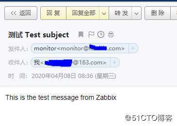 ZABBIX 配置 EMAIL告警通知