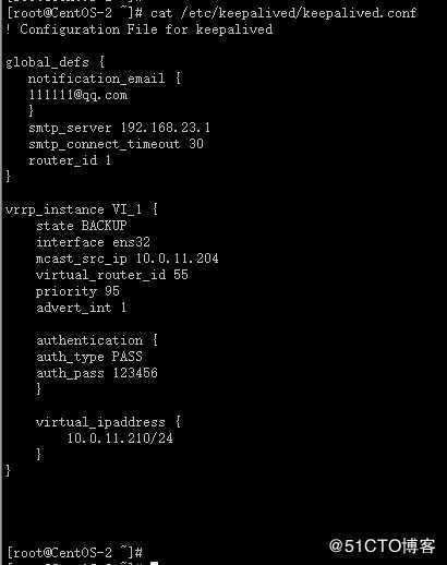 keepalived结合nginx状态检测脚本实现对web服务器集群的高可用