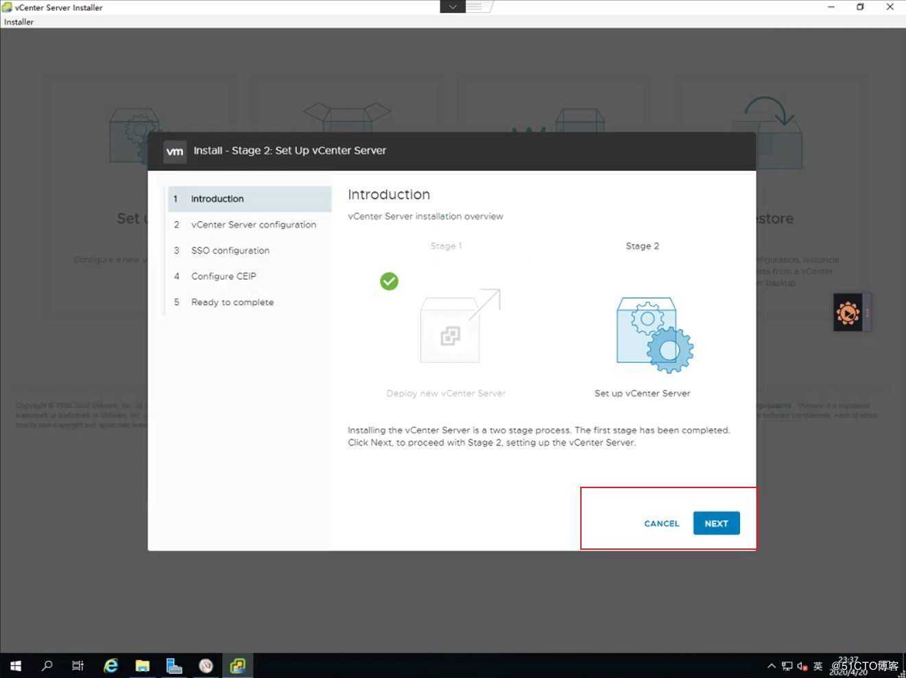 2020年最新版VMware VCSA 7.0 RC安装过程详解