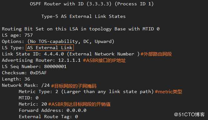 OSPF协议各类LSA的内容总结