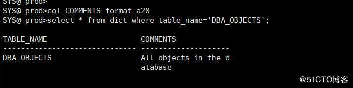 oracle_体系 第十章 数据字典