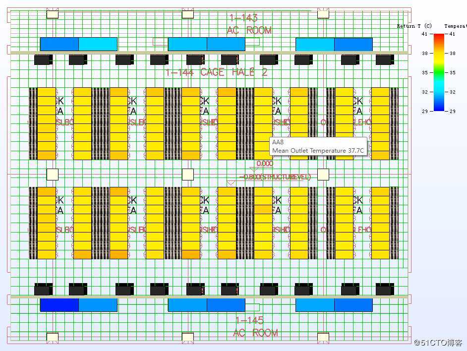 4kw机柜无通道封闭CFD模拟分析及优化(上篇) -孙长青