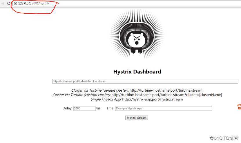 13、如何使用断路器监控Hystrix Dashboard
