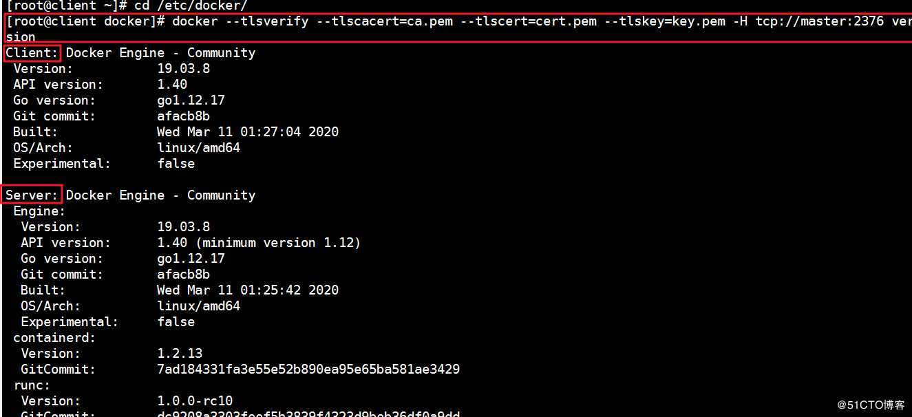 Docker-TLS 加密通讯