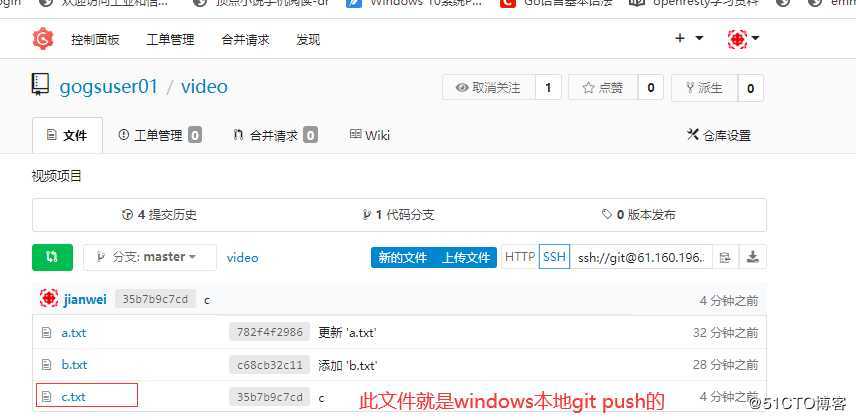 gogs账户简单应用和介绍