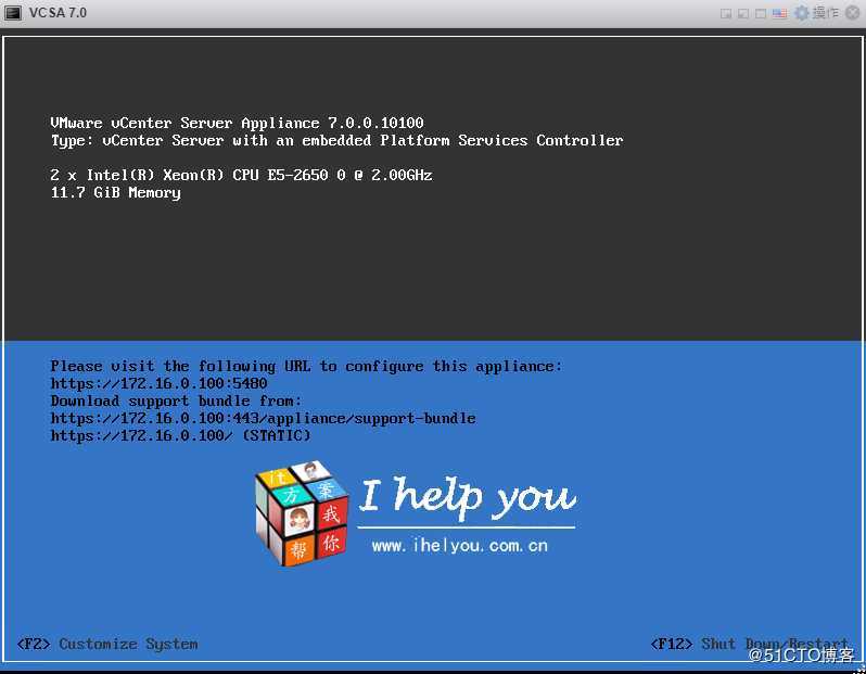 2020年 VMware Center Server Appliance VCSA 7.0 安装部署