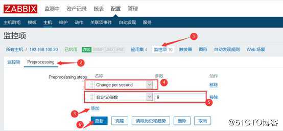 Zabbix 3.4配置监控项及监控Linux、Windows客户端