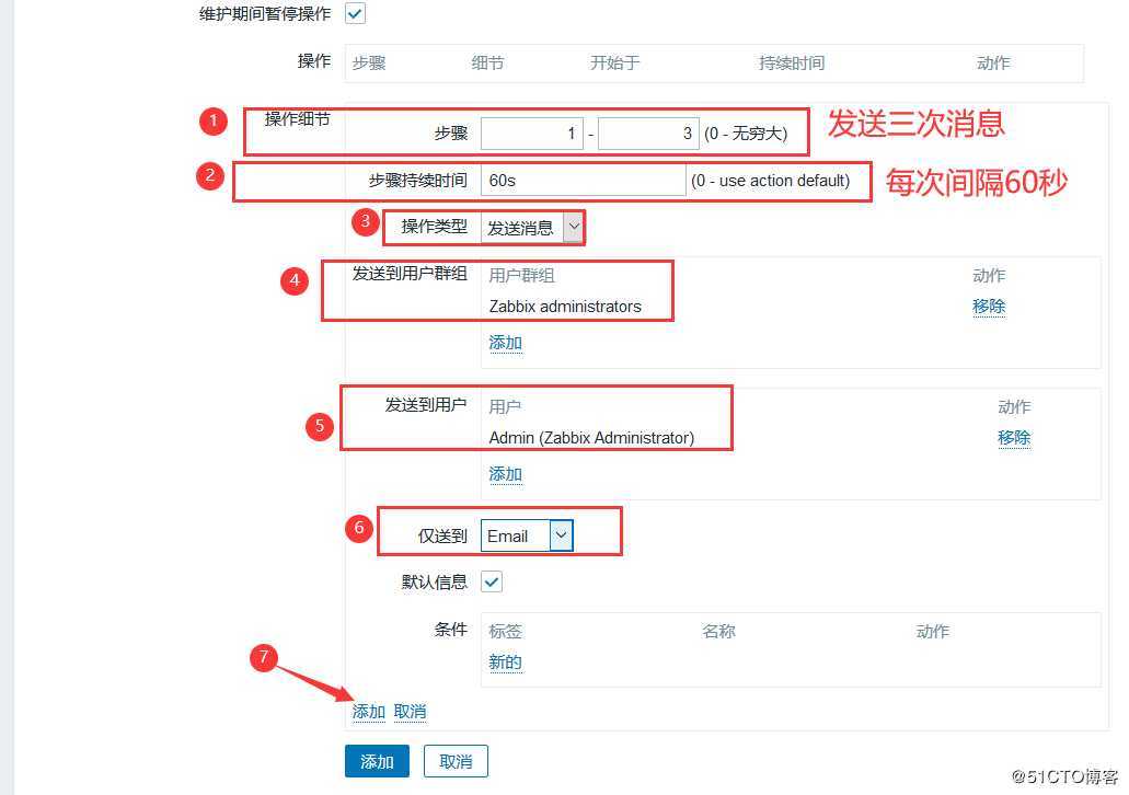配置Zabbix监控实现邮件报警（3.4和4.0版本）