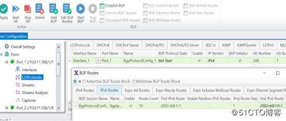 BGP4+协议测试——信而泰网络测试仪实操