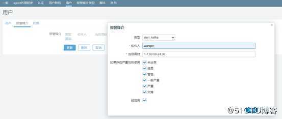 zabbix告警信息推送至kafka