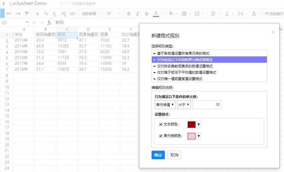 alt 条件格式
