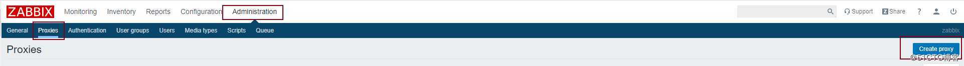 CentOS7 Zabbix proxy 安装