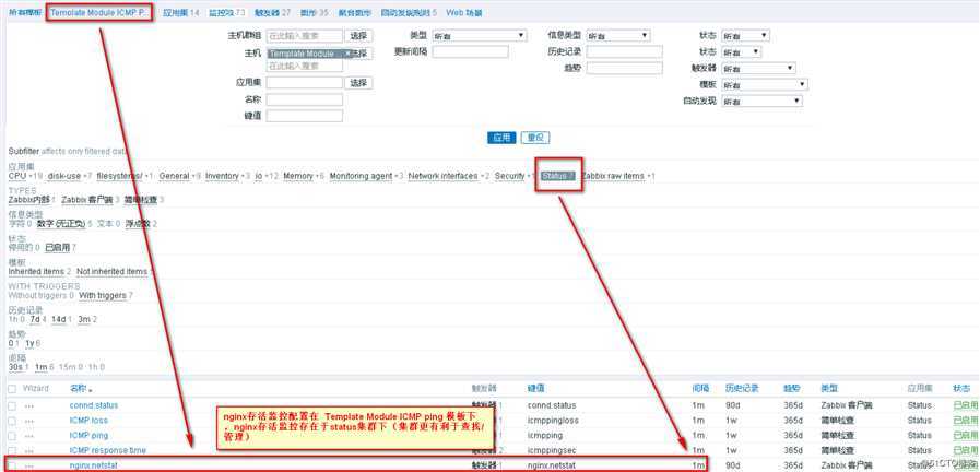 zabbix监控nginx状态端口不监听触发报警