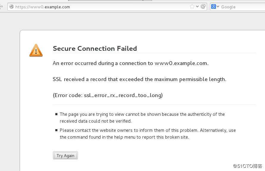rhce 配置安全web报错