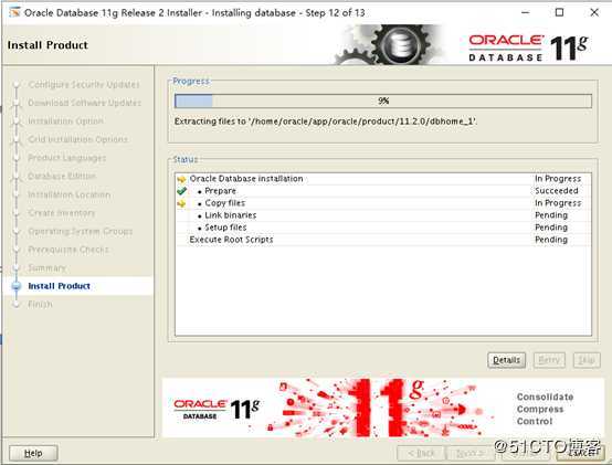 Centos7.6 安装 Oracle 11g