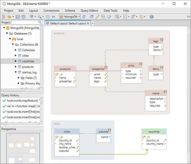Adding schema to MongoDB