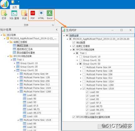 RFC3918聚合组播吞吐量测试——网络测试仪实操