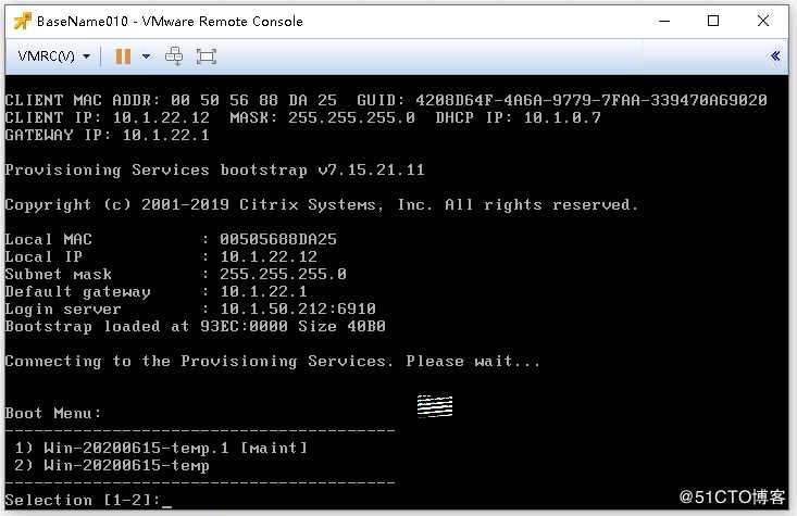 Citrix PVS模板版本化使用
