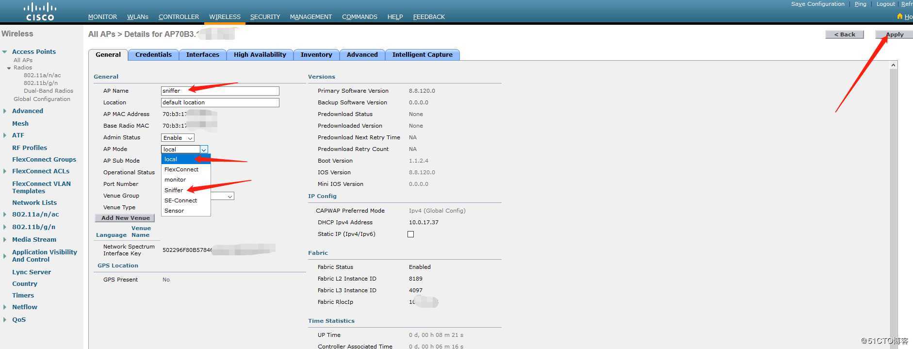 利用Cisco AP做嗅探器抓取空气报文