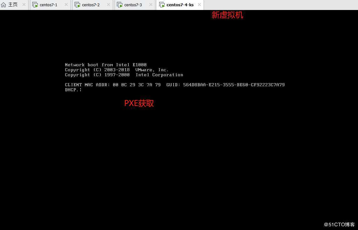 PXE+kickstart 无人值守安装操作系统