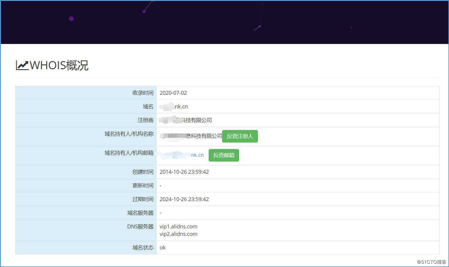 Whois信息收集及利用方式