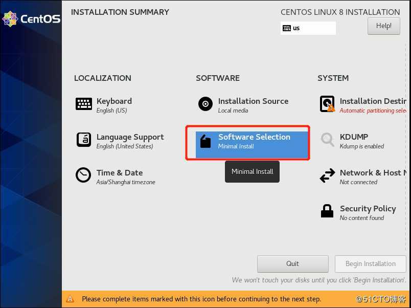 Centos安装（minimal install）