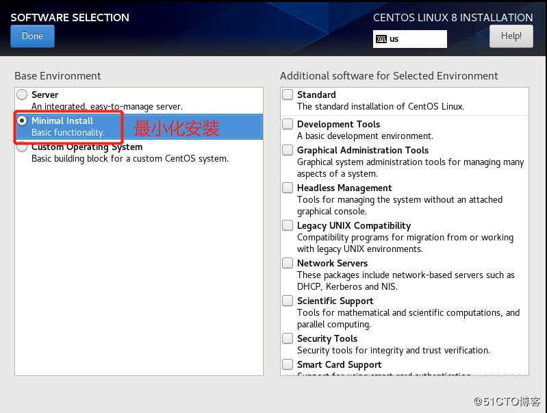 Centos安装（minimal install）