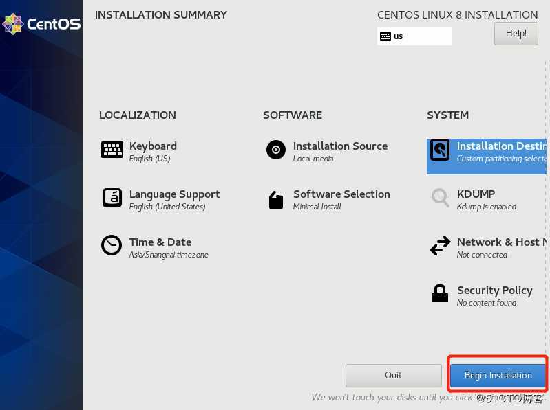 Centos安装（minimal install）