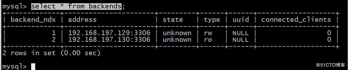 mysql 基于mysql-proxy实现读写分离